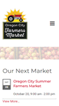 Mobile Screenshot of orcityfarmersmarket.com